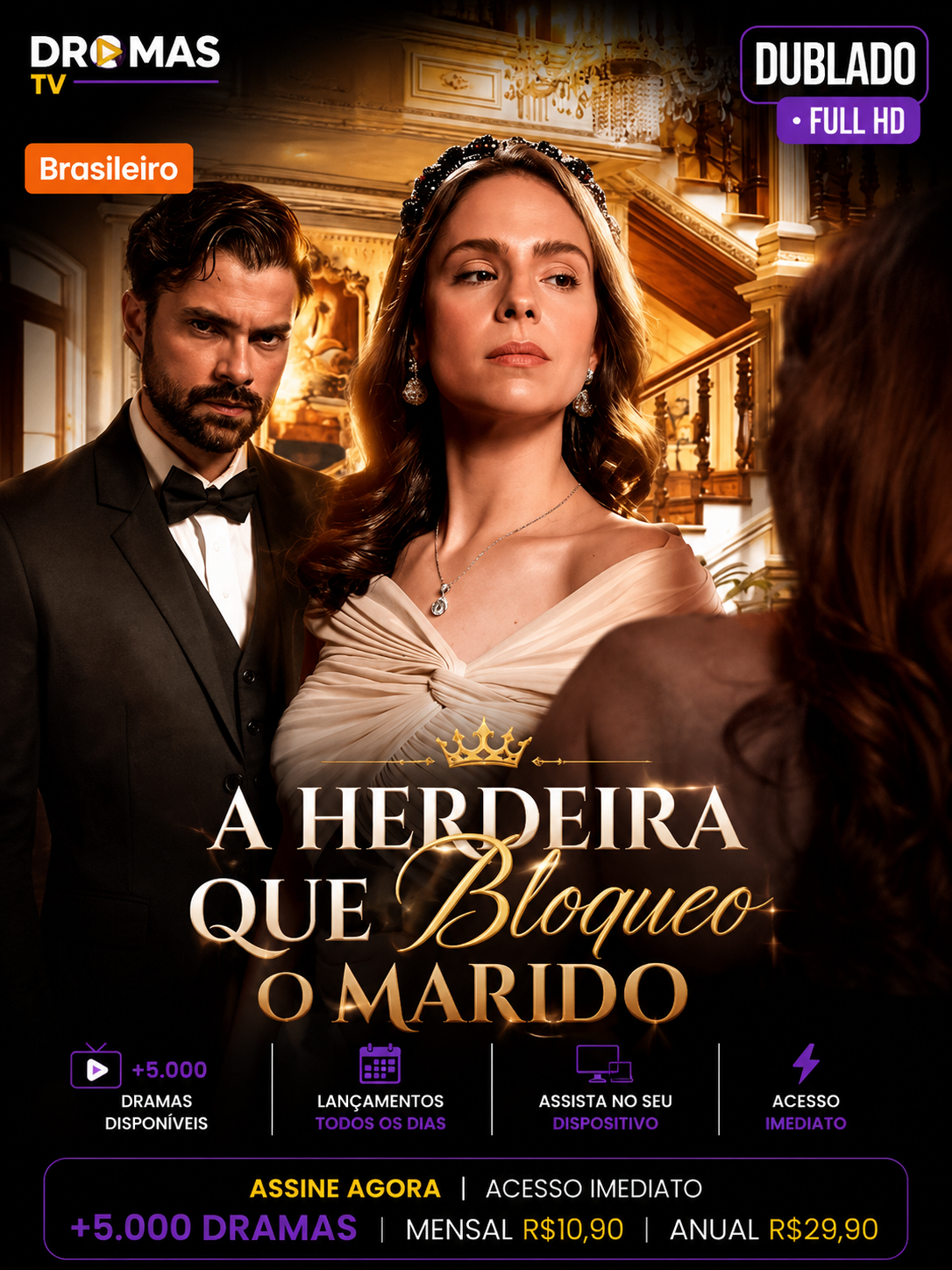 A Herdeira que Bloqueou o Marido - Capa do drama